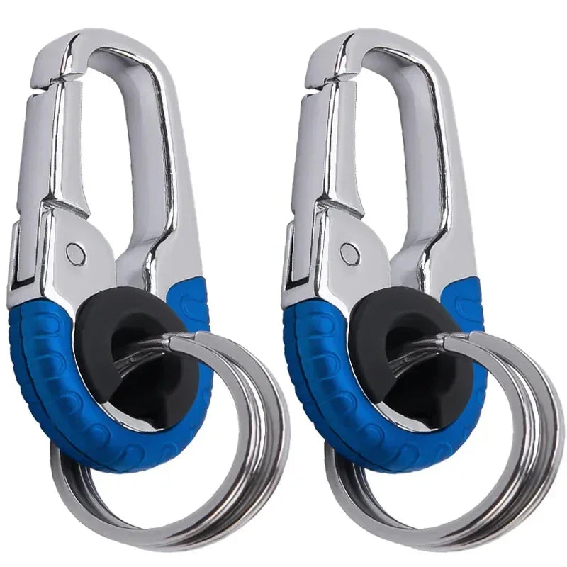 Men's Stainless Steel Carabiner Keychain Key Ring