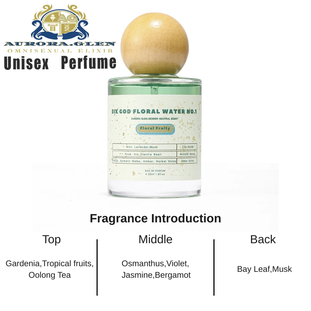 Floral Woody Unisex Perfume Fresh Natural Spray 50ml