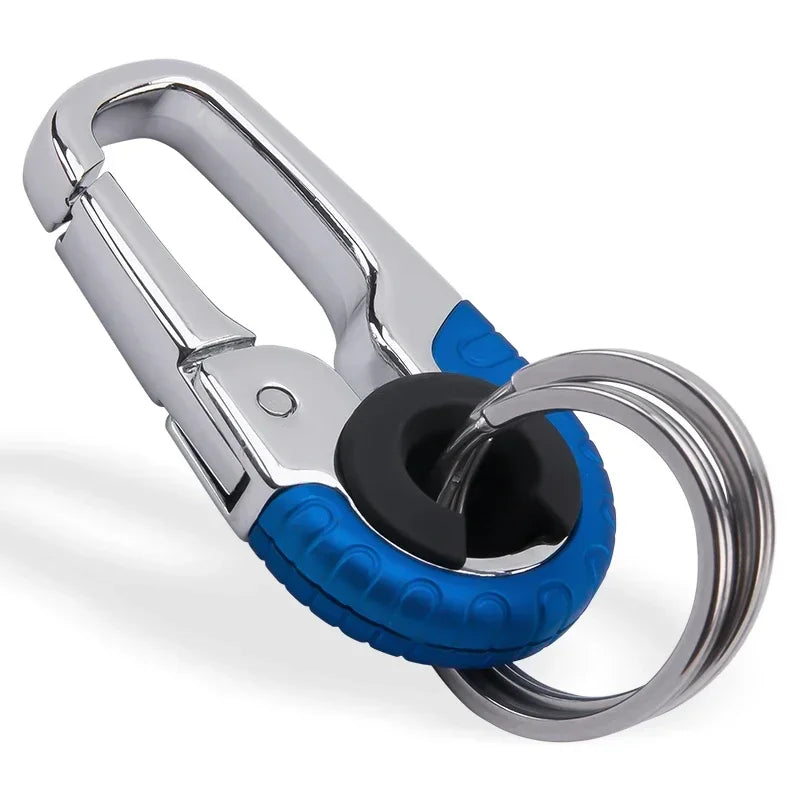 Men's Stainless Steel Carabiner Keychain Key Ring