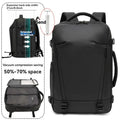 Vacuum leisure backpack for men and women, large capacity waterproof computer bag, backpack, multifunctional luggage, business t