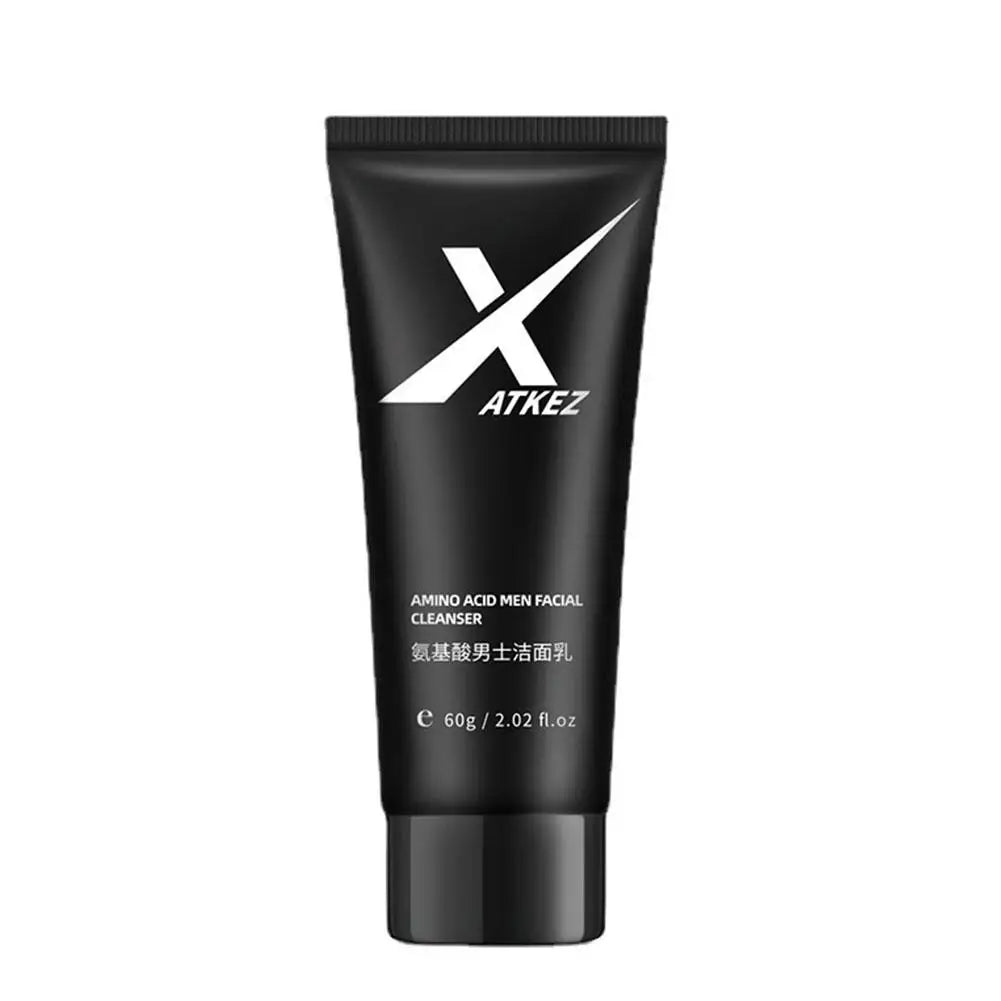 1/2PCS Amino Acid Face Wash For Men Oily Skin Gentle Foaming Facial Cleanser For Deep Cleansing Moisturizing Soothing Refreshing