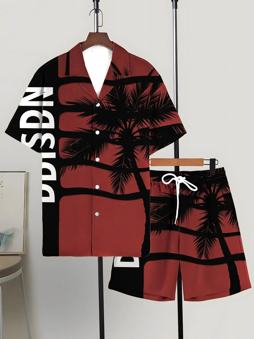 Men's Shirt Sets 2026 Spring/Summer men's sports suit drip clothing sweat suit 3D Printed Graphic jogging set men's chandals