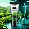 Oil Control Men Facial Cleanser With Salicylic Acid Green Tea Remove Blackheads Deep Purify Skin Shrink Pores Face Wash