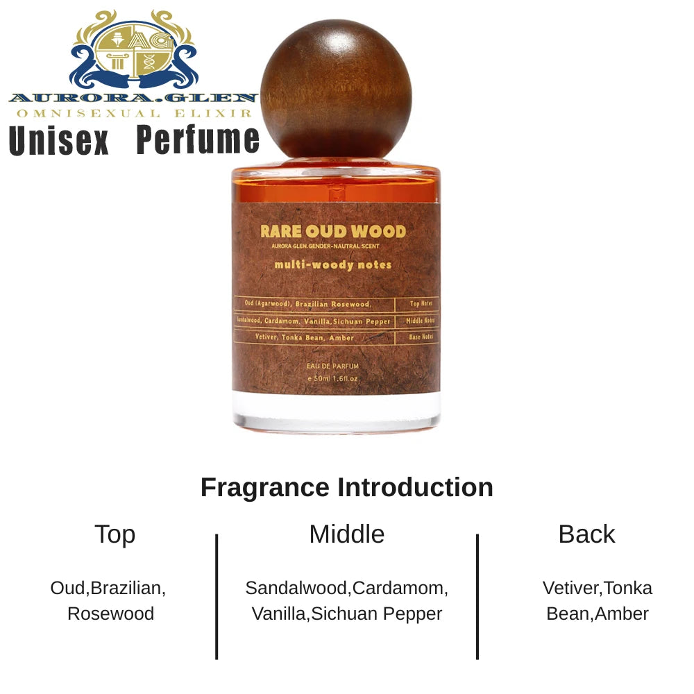 Floral Woody Unisex Perfume Fresh Natural Spray 50ml